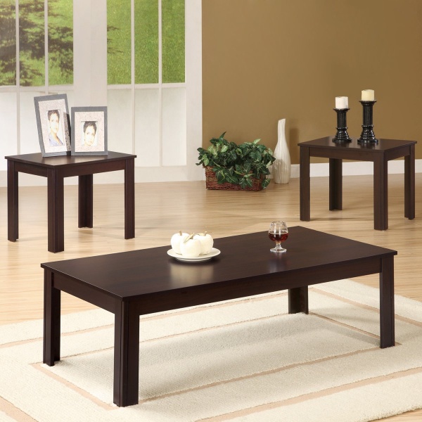 Three-Piece-Coffee-Table-Set-with-Walnut-Finish-by-Coaster-Fine-Furniture