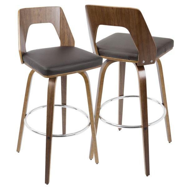 Trilogy-Mid-Century-Modern-Barstool-In-Walnut-And-Brown-Faux-Leather-By-LumiSource