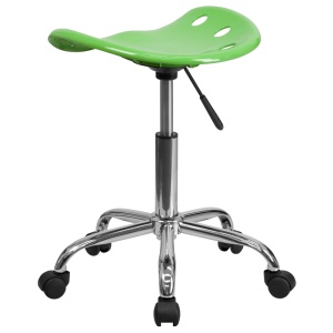 Vibrant-Apple-Green-Tractor-Seat-and-Chrome-Stool-by-Flash-Furniture-2