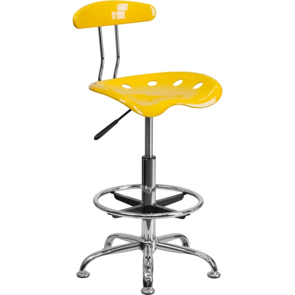 Vibrant-Orange-Yellow-and-Chrome-Drafting-Stool-with-Tractor-Seat-by-Flash-Furniture