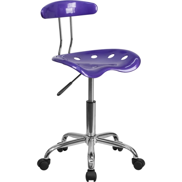 Vibrant-Violet-and-Chrome-Swivel-Task-Chair-with-Tractor-Seat-by-Flash-Furniture