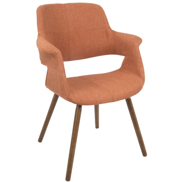 Vintage-Flair-Mid-Century-Modern-Chair-in-Orange-by-LumiSource