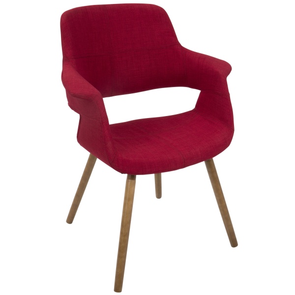 Vintage-Flair-Mid-Century-Modern-Chair-in-Red-by-LumiSource