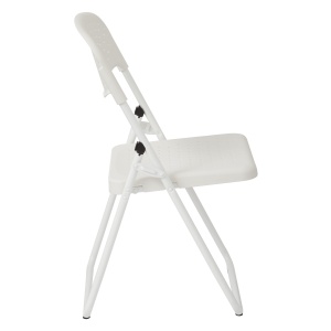 White-Frame-Foliding-Chair-by-Work-Smart-Office-Star-2