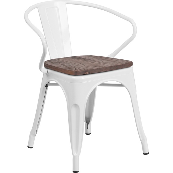 White-Metal-Chair-with-Wood-Seat-and-Arms-by-Flash-Furniture