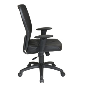 Woven-Mesh-Back-and-Leather-Seat-by-Work-Smart-Office-Star-2