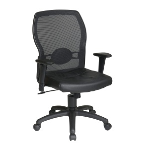 Woven-Mesh-Back-and-Leather-Seat-by-Work-Smart-Office-Star