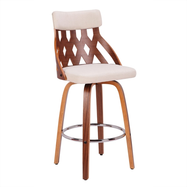 York-Mid-Century-Modern-26-Counter-Stool-in-Walnut-and-Cream-by-LumiSource