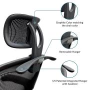 Headrest for the Herman Miller Aeron Chair - Side