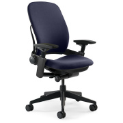 Leap Chair V2 in Dark Blue Fabric by Steelcase