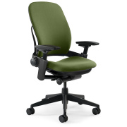 Leap Chair V2 in Olive Fabric by Steelcase